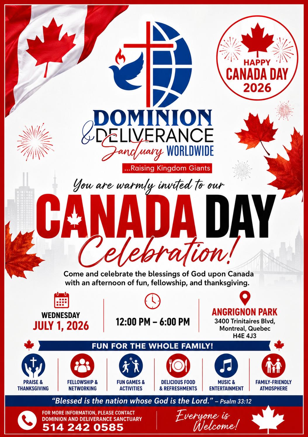 Canada Day Celebration 2026