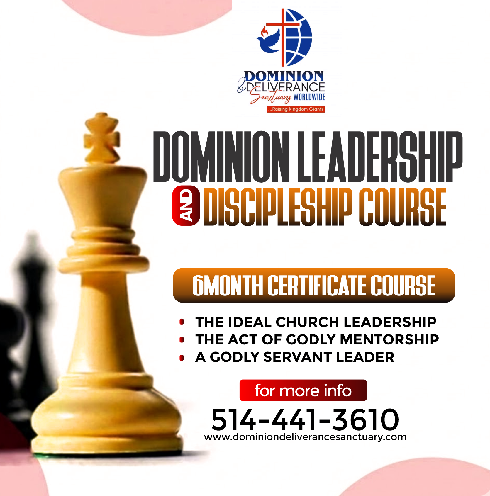 Dominion Leadership and Discipleship Course