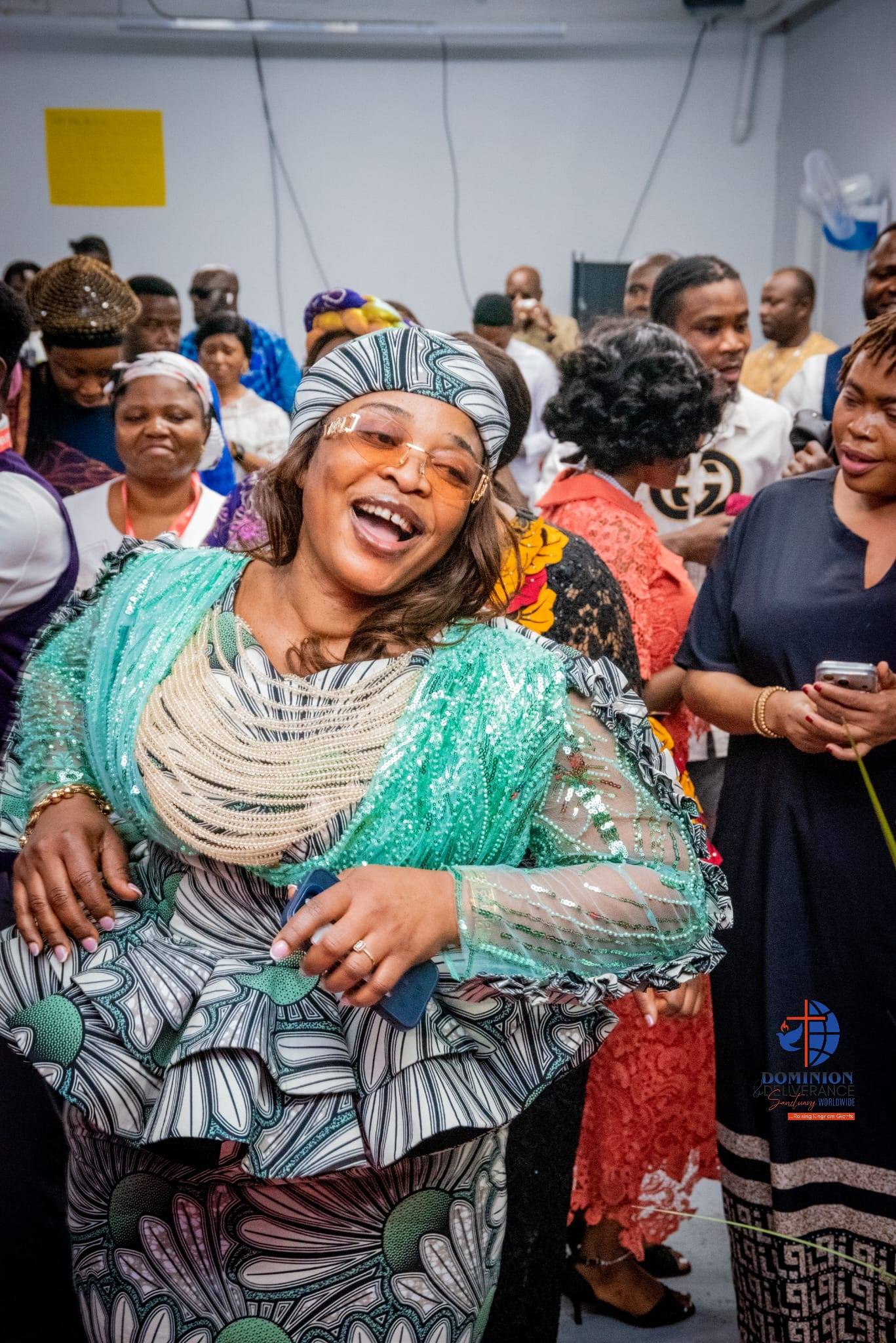 Worship service at Dominion Church